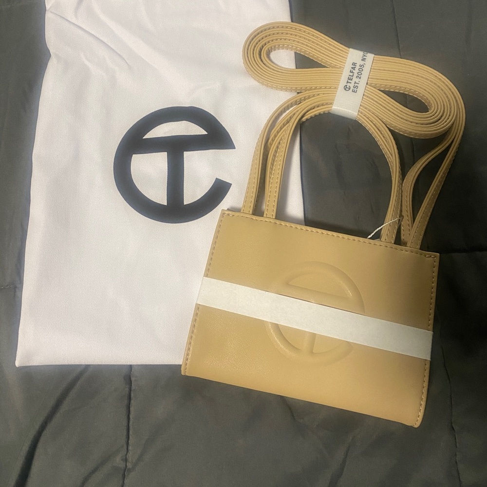 Brand new Unworn Telfar x Rainbow bag in Cream